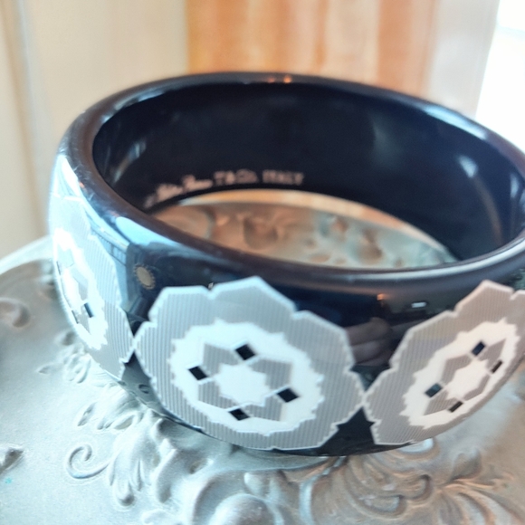 Tiffany & Co. Paloma Picasso Marrakech Black Bangle RARE - Picture 6 of 9